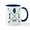 White/Navy Inside, variant on CafePress - Illinois Arrows - 11 oz Ceramic Mug - Novelty Coffee Tea Cup
