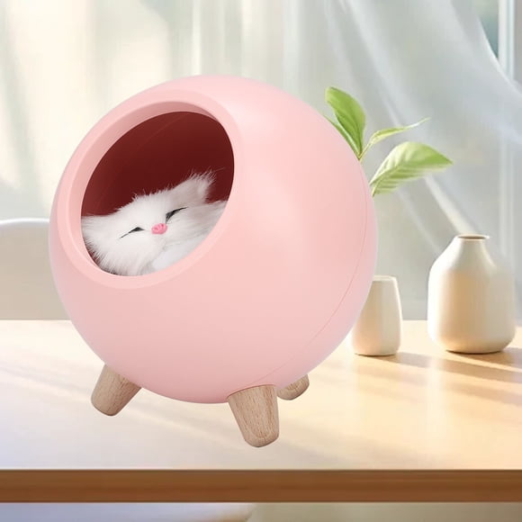 Luz Nocturna de Gato Regulable Con Carga USB, Luz Suave de Ahorro de Energía para Dormitorio, Regalo Sorpresa para Cumpados, Navidad, Halloween