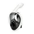 thumbnail image 2 of Masque Professionnel de Plongée en Apnée et de Plongée sous-Marine Intégral, Masque de Tuba, Lunettes Anti-Buée pour Équipement de Natation pour Adultes, Portable et Léger, 2 of 7
