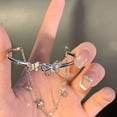 thumbnail image 4 of Elegant Double Chain Fairy Hollow Out Design Modern Women Girls Fashion Jewelry Accessory, 4 of 6