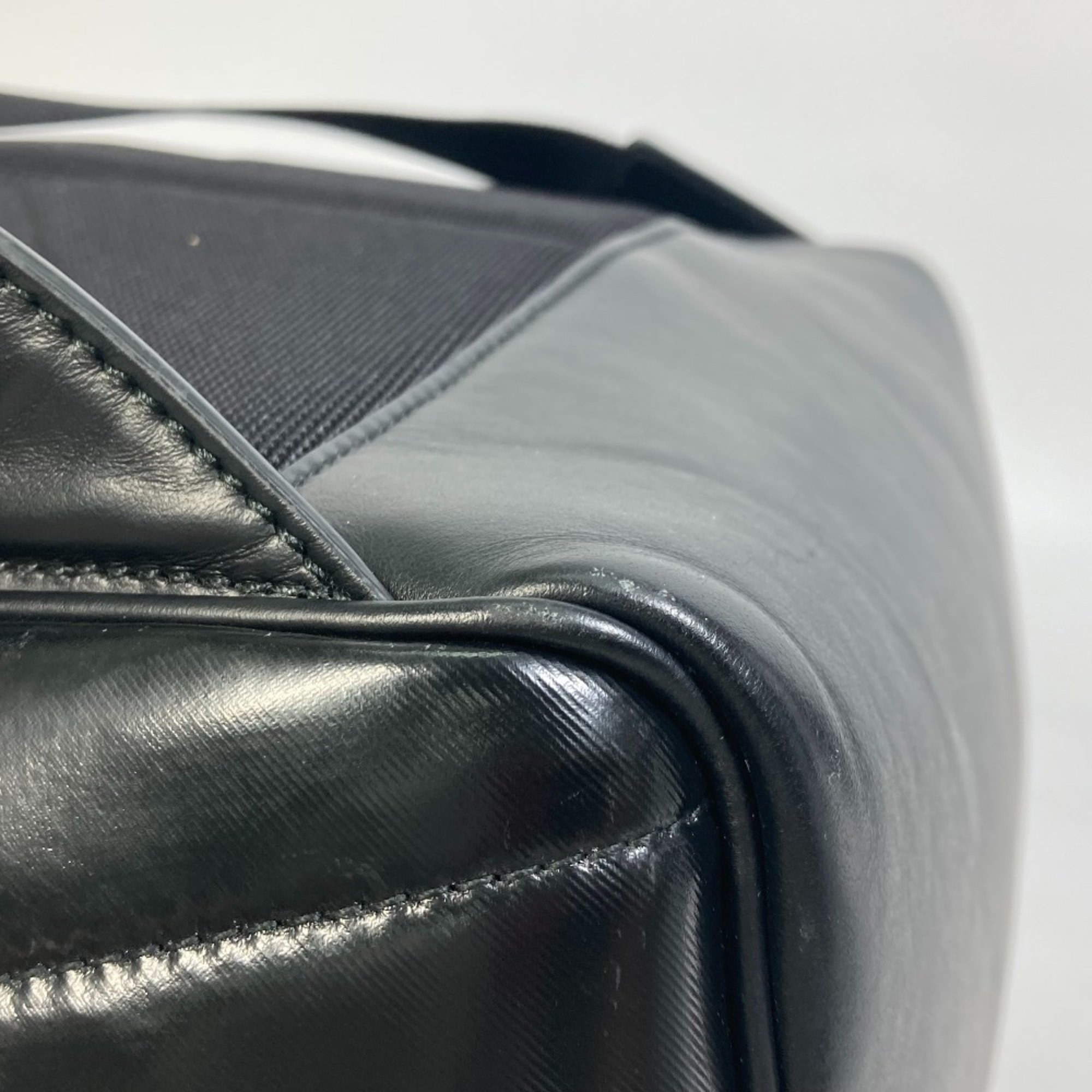 Burberry 8021908 Backpack Backpack Black White Pre-Owned Burberry 8021908 Backpack Backpack Black White  main image 3