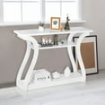 thumbnail image 4 of ZenSports Narrow Console Sofa Table 47'' Modern MDF Entryway Table White, 4 of 10