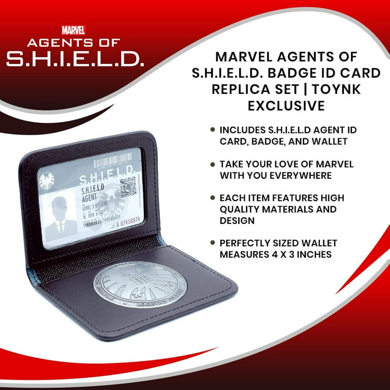 Marvel Agents Of S.H.I.E.L.D. Badge ID Card Replica Set | Toynk