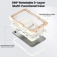 thumbnail image 3 of Funda para Samsung Galaxy Tab A11 de 8,7 pulgadas (2025) y Galaxy Tab A9 de 8,7 pulgadas (2023), resistente, a prueba de golpes, con soporte giratorio de 360° y correa de mano/bandolera, 3 of 9