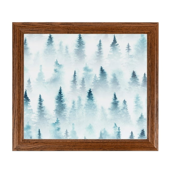 ArtToFrames 5x5" Walnut Picture Frame, Brown Wood Poster Frame, with Regular Glass and Foam Backing 3/16 inch (FBPL-4086)