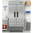 thumbnail image 5 of 39 in. Commercial Stainless Steel 2-Door Reach-In Refrigerator, 35 cu. ft., 5 of 13