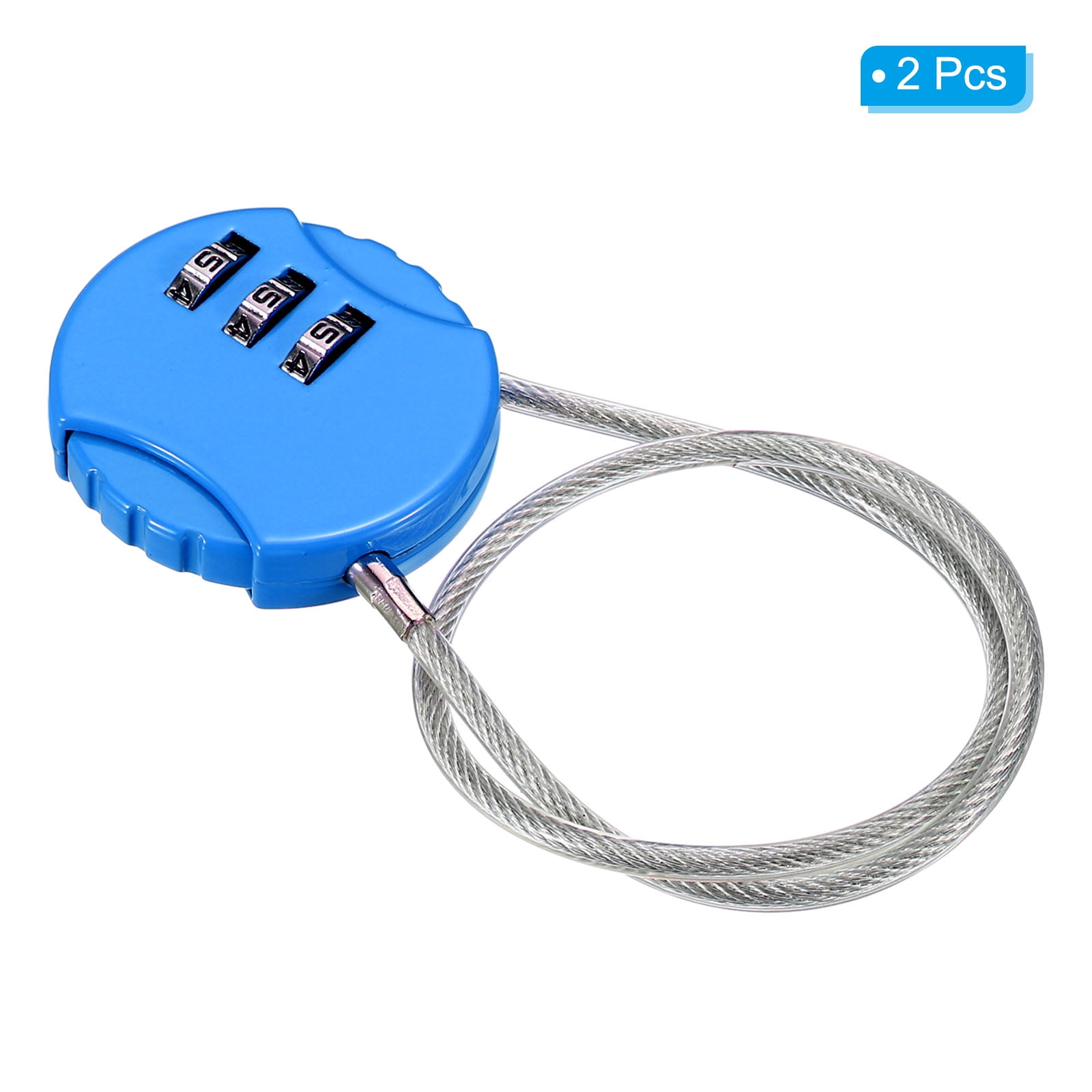Unique Bargains Small Combination Lock 3 Digit Padlock for Gym Locker