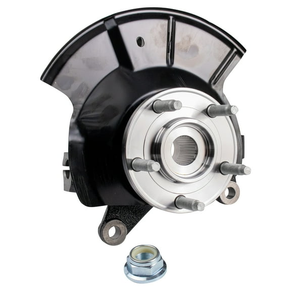 TRQ Front Passenger Side Loaded Steering Knuckle for Ford Edge BHA42051
