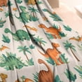 thumbnail image 3 of LightColor Cartoon Dinosaurs Jungle Pattern Blanket,Comfortable Soft Lamb Wool Throw Blanket,All Season,Warm Lightweight Blankets for Sofa Bed Couch Living Room Chair,30"x40", 3 of 4