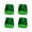Green, variant on 4-Pack Manual Pencil Sharpener, Double-Hole Portable Sharpener with Container for Kids & School, Compact Flip-Top Sharpener for Classroom & Colored Pencils