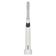 Quip Adult Electric Toothbrush Full Head, Built-in Timer + Travel Case, Charcoal Plastic
