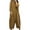 Khaki, variant on Birdeem Women Casual Solid Pocket Romper Long Playsuit Strap Long Sleeve Jumpsuit