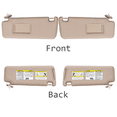 thumbnail image 6 of Left Driver Side Sun Visor For Toyota 4Runner 2010-2022 With Mirror, Replacement OEM 74320-35A91-B1-Left-beige, 6 of 6