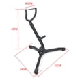 thumbnail image 1 of Instrument Alto Tenor Saxophone Stand Display Instrument Accessories Metal Material Triangle Base Design Folding Portable Adjustable, 1 of 7