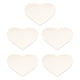 thumbnail image 2 of Recortes de corazón de madera, 5 piezas de corazón de madera de Navidad, rebanada de corazón de madera, corazón de madera diseñado a medida para la perfección, 2 of 12
