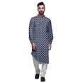 thumbnail image 2 of Atasi Rayon Ethnic Long Kurta For Boys Printed Party Wear Kurta For Men, 2 of 6