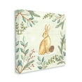 thumbnail image 4 of Stupell Industries Winter Rabbit & Pinecone Holiday Painting Gallery Wrapped Canvas Print Wall Art, 17 x 17, 4 of 8