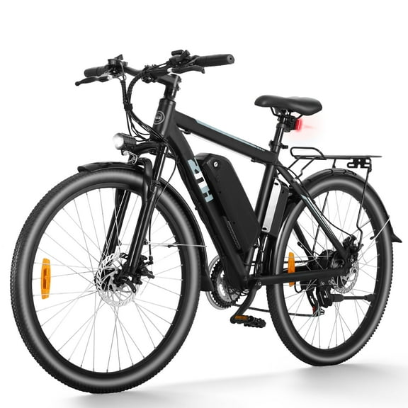500W Commuter Electric Bike for Adults – 26" E-Bike with Removable 374.4Wh Battery, 20MPH Top Speed, Front Suspension, UL 2849 Certified