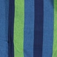 thumbnail image 7 of Northlight Striped Woven Two Person Double Brazilian Hammock - 78" x 59" - Blue and Green, 7 of 7