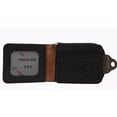 thumbnail image 3 of Tan Men's Biker Cow Leather Zipper Bi-fold Wallet (52-021-15), 3 of 7