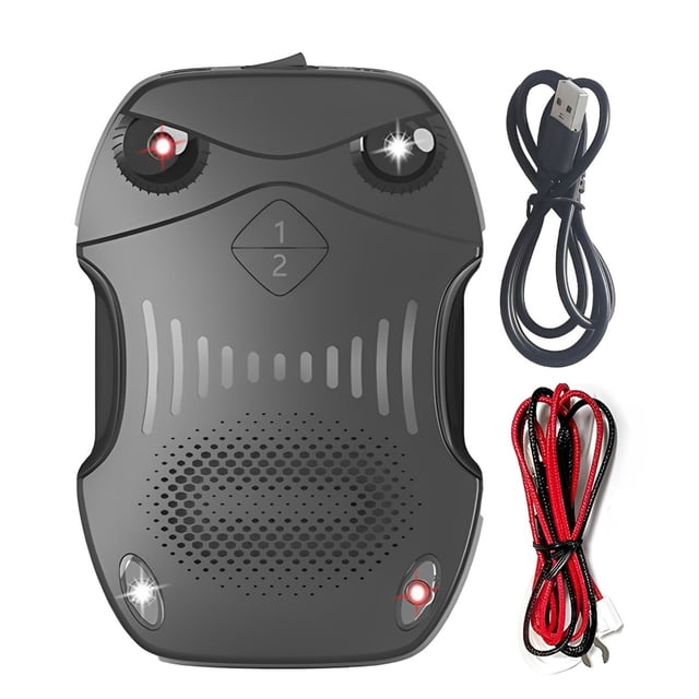 Speravity Dispositivo ahuyentador de martas para coche con ultrasonidos multifrecuencia y luz intermitente Dispositivo ahuyentador de martas para Cámaras de salpicadero de coche