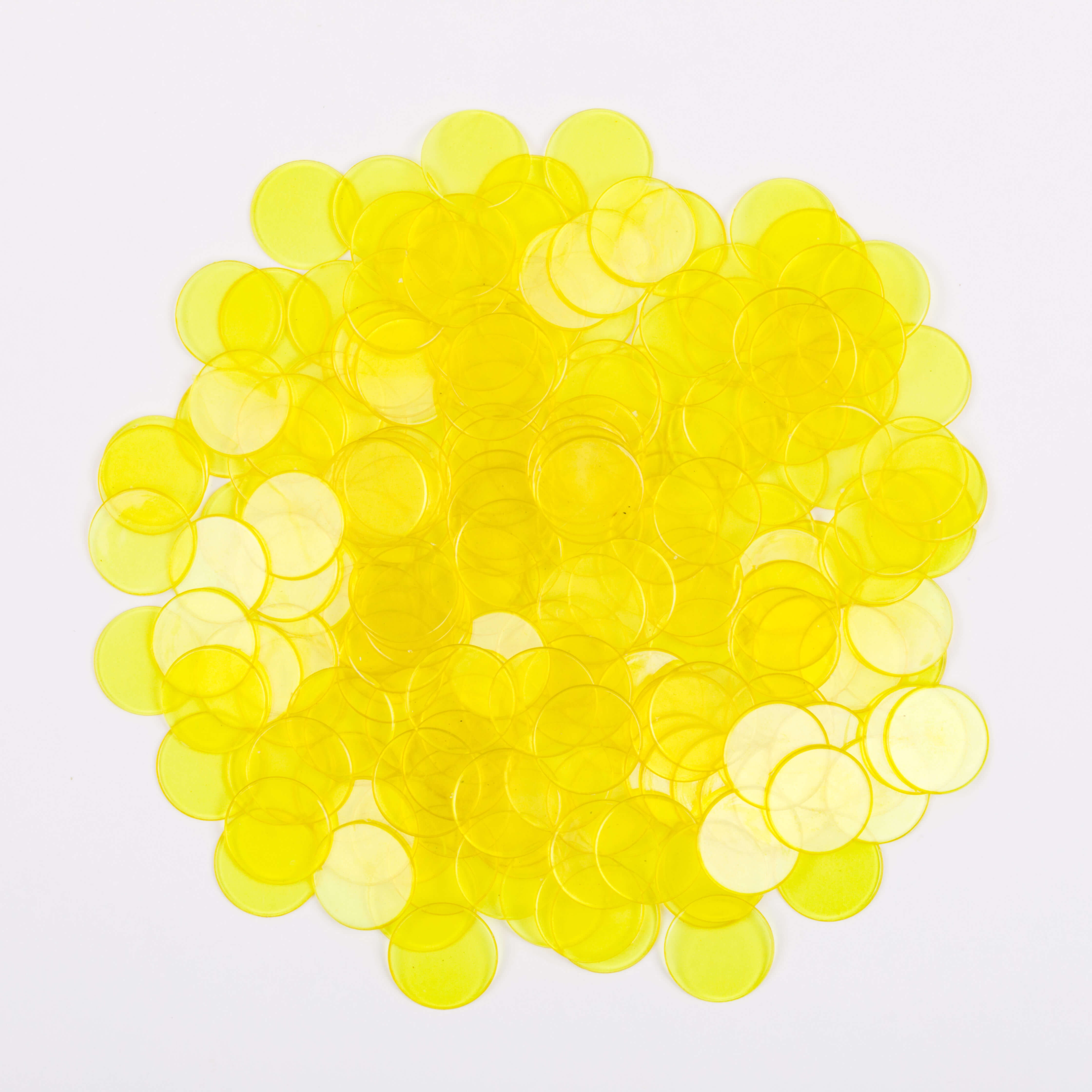 Regal Games, Yellow Bingo Chips, 3/4", Bag of 1000
