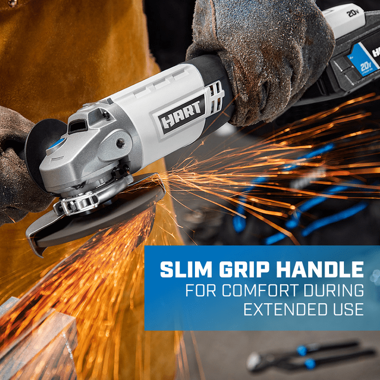 HART 20-Volt Cordless 4 1/2-inch Angle Grinder Kit HART 20-Volt Cordless 4 1/2-inch Angle Grinder Kit