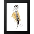 thumbnail image 2 of Pinto, Patricia 14x18 Black Modern Framed Museum Art Print Titled - Fashion Sketch II, 2 of 5