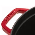thumbnail image 6 of Staub Cast Iron 4-qt Round Cocotte - Cherry, 6 of 12