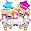 BoomBox Balloon and Roller Skate Balloon Set - Large, 22 Inch | Roller Skate Balloons, Roller Skate Party Decorations | Roller Skate Party Supplies, 80s Party Decorations | Roller Skate Birt