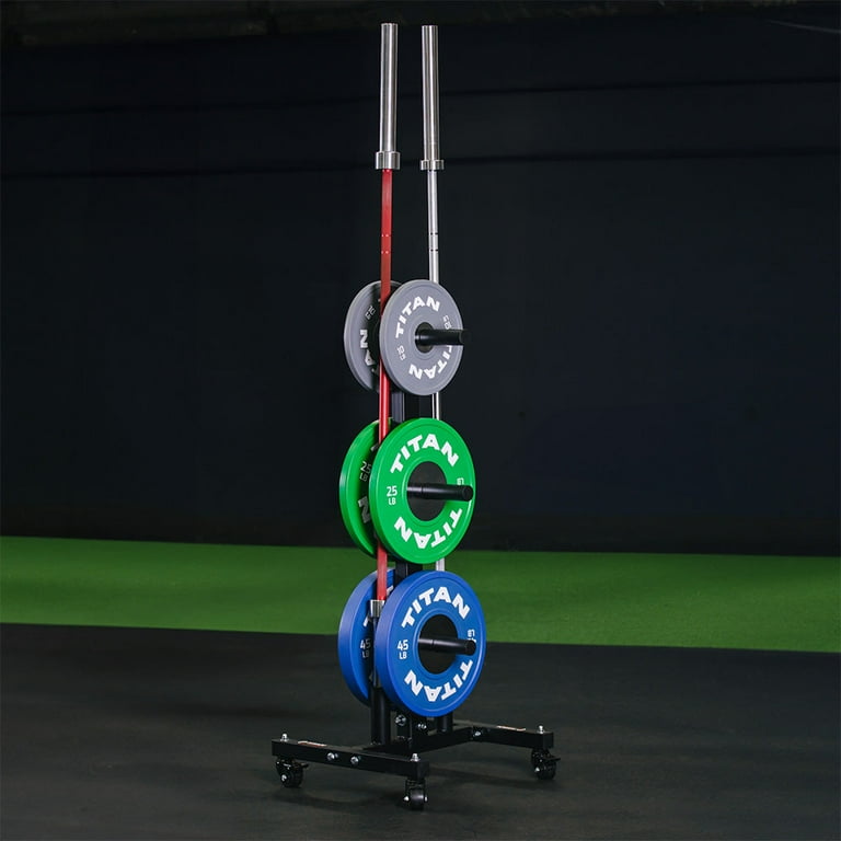 Portable plate and barbell storage tree hotsell