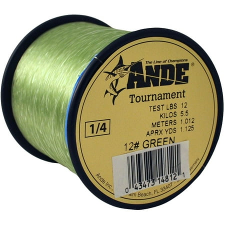 UPC: 0043473148206 | Ande Tournament Monofilament Fishing Line Light Green