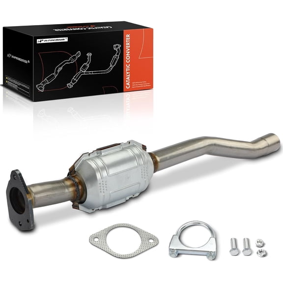 A-Premium Rear Catalytic Converter Kit Direct-Fit Compatible with Chevrolet Equinox 2010-2017 & GMC Terrain 2010-2017, 2.4L, EPA Compliant, Replace# 25800946