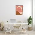 thumbnail image 2 of Stupell Industries Desert Crescent Moon Abstract Mountains Terracotta Landscape Nature Painting White Framed Art Print Wall Art, 24 x 30, 2 of 7