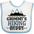 thumbnail image 3 of Inktastic Grammy Hiking Buddy Hiker Boys Baby Bib, 3 of 4