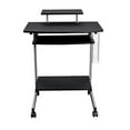 thumbnail image 2 of Techni Mobili Compact Computer Cart With Storage, Graphite, 2 of 4