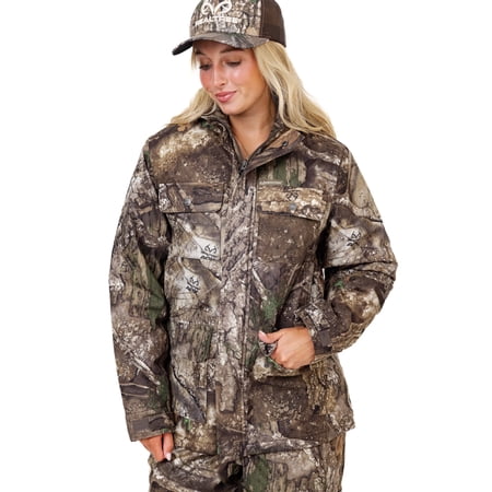 Realtree Women s APX Camo Hunting Jacket Water Resistant Insulated Parka - Ultra-Quiet & Rugged