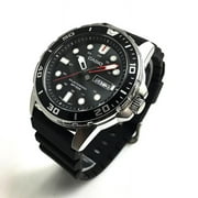 Casio Mens Solar Powered Analog Watch, Black Dial