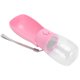 thumbnail image 3 of Botella de agua potable plegable portátil para viajes al aire libre para mascotas de plástico, hervidor para perros y gatos, botella plegable rosa, 3 of 5