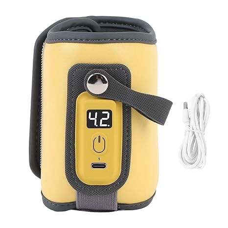 Bottle Warmer, Baby Milk Warmer with 5-Speed Temperature Control, Stable Constant Warming with LED Display, USB Powered with , Suitable for Home and Travel