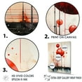thumbnail image 4 of Designart "Spheres In Scarlet" Abstract Shapes Picture Framed Wall Art Prints, 4 of 5