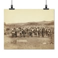 thumbnail image 2 of Print: At The Dance. Part Of The 8th U.S. Cavalry And 3rd Infantry At The, 2 of 4