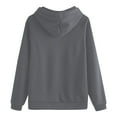 thumbnail image 4 of Clearance! Yajing Pullover Hoodies Hoodies for Women Women's Autumn and Winter Fashion Plus Size Hooded Sweatshirt Xl Gray, 4 of 4