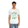 thumbnail image 5 of Let's Get Lucked Up Irish Clover Green Unisex Jersey Short Sleeve Tee, 5 of 10
