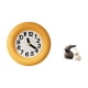 thumbnail image 5 of Reloj De Pared Silencioso Y Contemporáneo Con Estatua De Conejo De Cerámica. Ideal Para Cocina, Dormitorio, Comedor, Jardín O Decoración Del Hogar (Pascua)., 5 of 8