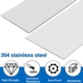 thumbnail image 3 of Uxcell 304 Stainless Steel Shims, 30 Inch x 1 Inch x 0.039 Inch Metal Strips Shim Sheet Filler Trim Flat Metal Plate, 3 of 5