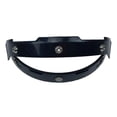 thumbnail image 1 of Motorcycles Black UV Adapter Flip Up Base Attachment For 3-Snaps Bubble Shield Visor Face Mask Helmet Accessories, 1 of 4