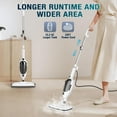 thumbnail image 3 of Steam Mop - 11-in-1 Steam Cleaner for Home with 15.2 OZ Water Tank & 23FT Power Cord, Detachable Steam Mops for Floor Cleaning MultiPurpose Steamer for Hardwood, Tile, Furniture with 11 Accessories, 3 of 7