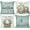 D-1, variant on Easter Pillow Covers 20x20 Set of 4 Bunny Eucalyptus Leaves Decorations Truck Sweet Home Spring Farmhouse Pillow Covers, Polyester Cushion Case Gifts for Home Decor 175D
