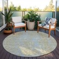 thumbnail image 6 of Addison Rugs Chantille Indoor/Outdoor Transitional Abstract Beige Washable Round Rug, 8' x 8', 6 of 6